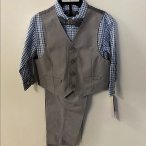 Gray/Blue Plaid never worn